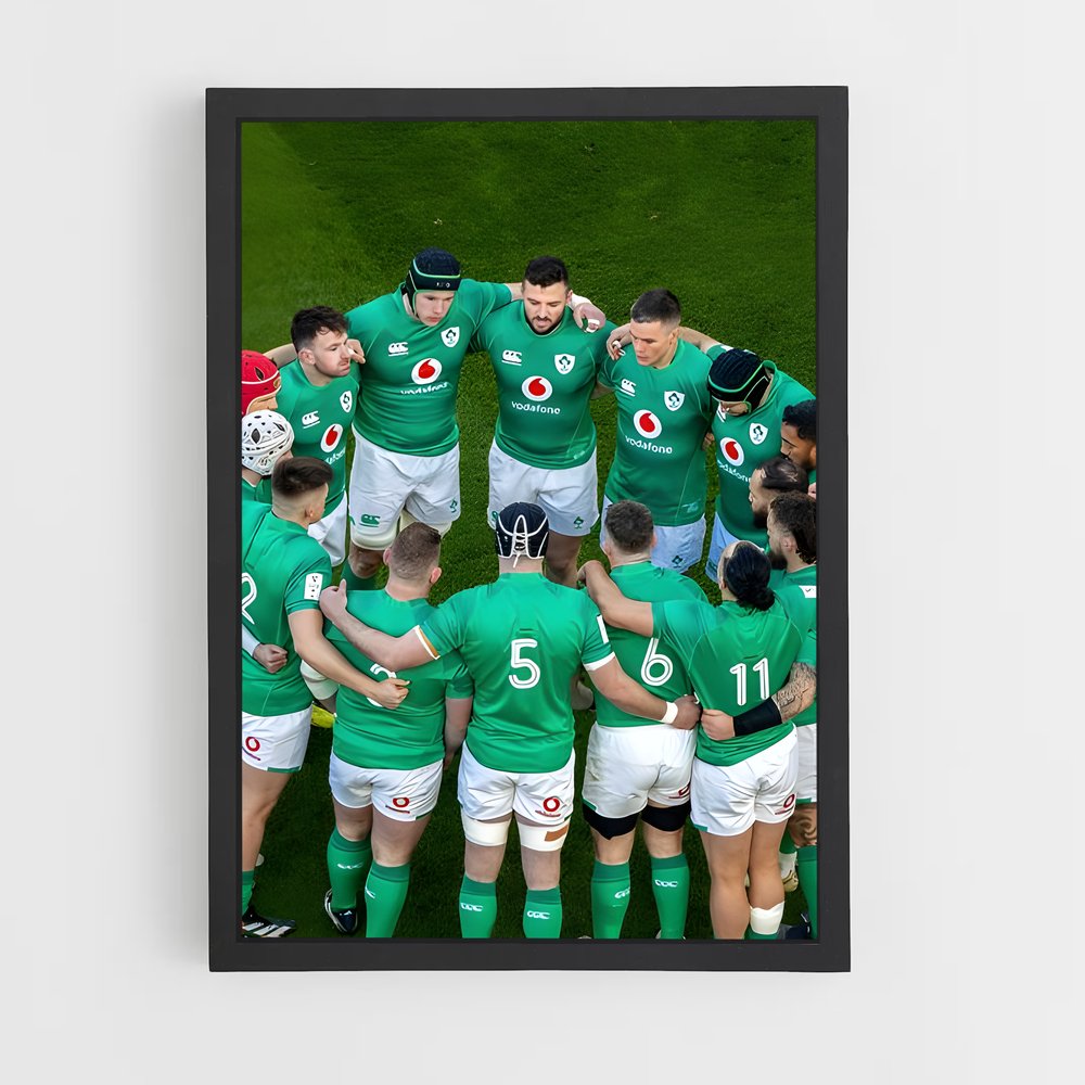 Poster La Victoire Irlandaise – affiche Rugby (vue 2)